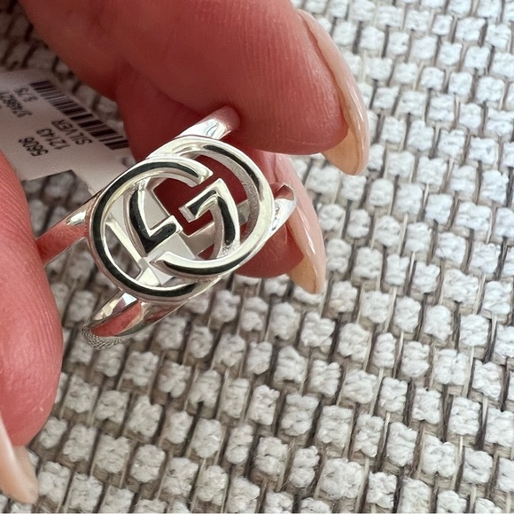 Gucci Interlocking Wide Open Band Ring - Picture 4 of 8
